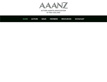 Tablet Screenshot of aaanz.co.nz